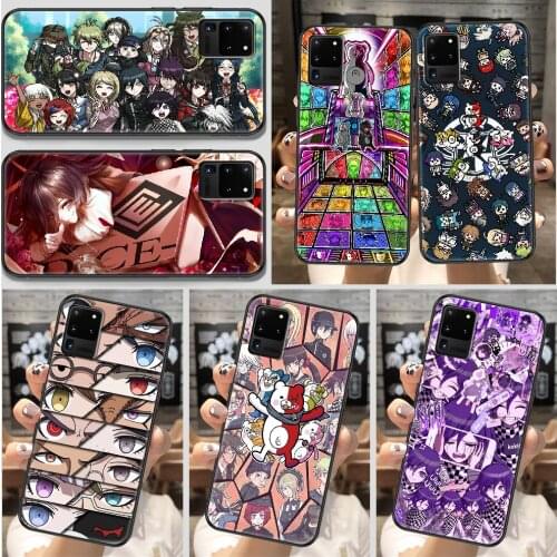Danganronpa V3 Phone case For Samsung Galaxy Note 4 8 9 10 20 S8 S9 S10 S10E S20 Plus UITRA Ultra black art funda silicone