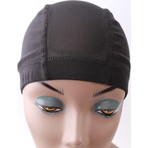 1pc/2pc Glueless Hair Net Wig Cap For Making Wigs Spandex Net Elastic Dome Cap Mesh Dome Cap