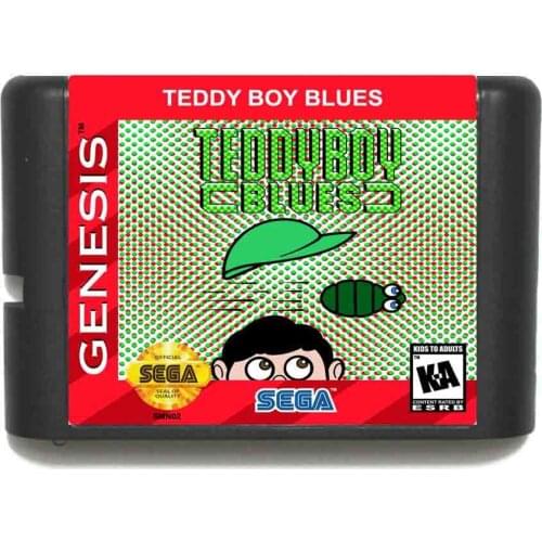 Teddy Boy Blues 16 bit MD Game Card For Sega Mega Drive For Genesis
