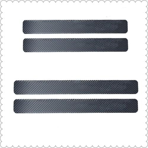 4PCS Car Styling Stickers Scuff Anti Scratch Carbon Fiber for Infiniti Q30 Q70L Q45 M45 M35x M35 FX35 Essence QX Q70 Synaptiq