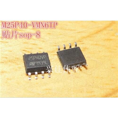 5pcs M25P40-VMN6TP 25P40VP SOP-8