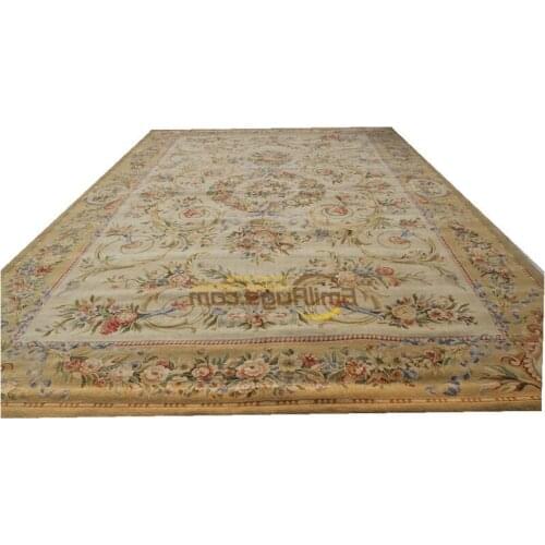 Antique European Savonnerie Sampler Rug On Burlap Wool Antique Chinese Hand-made Wool Antique Hand Knotted For Living Room