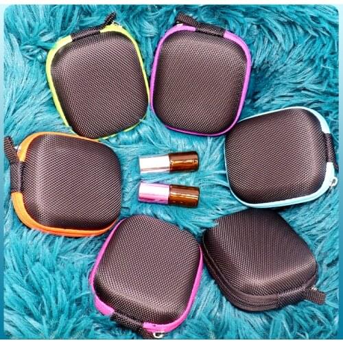 6 Slot Bottle Case Protect For 1-3ML Rollers Essential Oils Bottle Storage Bag Travel Carrying Organizer Holder Makeup Rangement