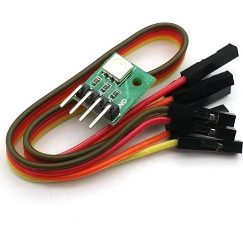 DIY Kit 5050 SMD RGB LED Diodes module for arduino Full Color Tri-color Breakout Board Dupont Wires Cable Electronica 5V