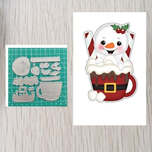 Gingerman Cards Crafts Snowman Metal Cutting Dies Stencil For Diy Scrapbooking Paper