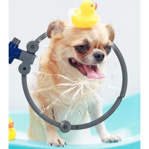 Pog Shower Pet Bathing Device Portable Cat Dog Bathing Cleaning Belt Ring Cat Bath Accessories Puppy Cleaning Tools