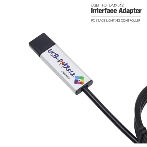 20Pcs USB DMX512 Controller LED Stage Light Computer Dimmer Strong Function With Simple Operation USB DMX Controller