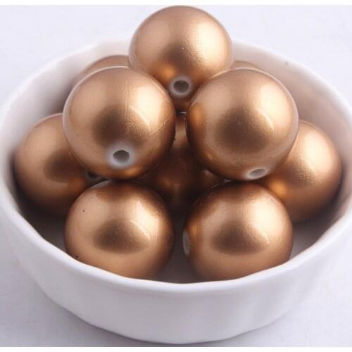 Kwoi vita 20mm Chunky Fashion A58 100pcs a lot , Loose Imitation Plastic Pearl for Chunky Beads Jewelry