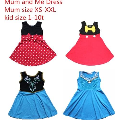 LINGLINGHUAN Matching Dresses For Mom And Daughter