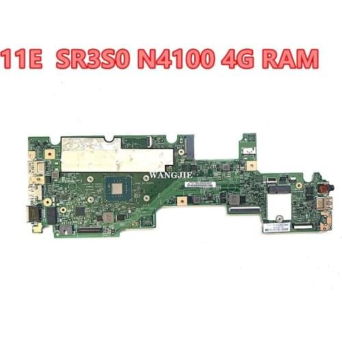 For Lenovo YOGA 11E laptop motherboard SR3S0 N4100 4G RAM 02DC243 02DC246 LLA-1 17833-1M 448.0DA07.001M 448.0DA06.001M