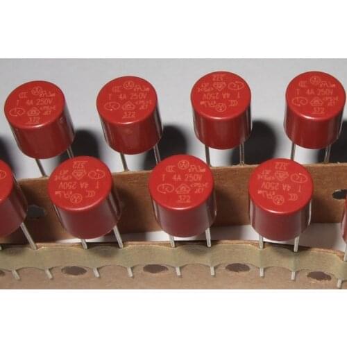 T4A 250V T4A250V Miniature Micro Slow Blow Fuse circular fuse 10PCS/lot