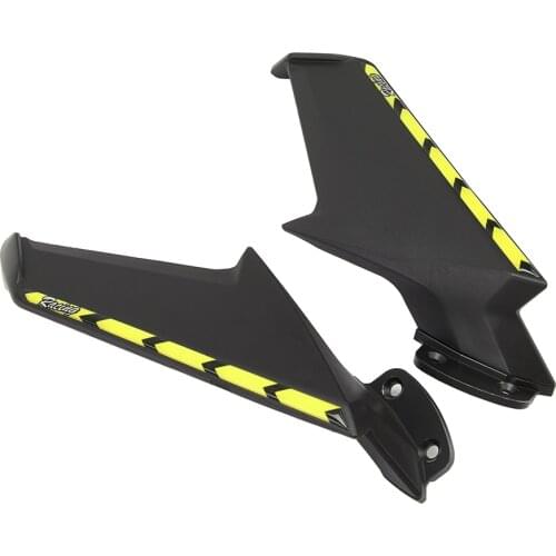 For KAWASAKI NINJA400 Motorcycle Rearview Mirror Fixed Wind Aerodynamic Wing Wind Flow Front Fairing Spoiler Winglets 2018-2021