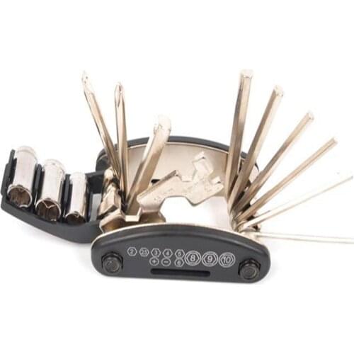 16 in 1 Multifunction Bicycle Repair Tools Kit Hex Spoke Cycling Screwdriver Tool Bike Cycling Bike Repair Tool