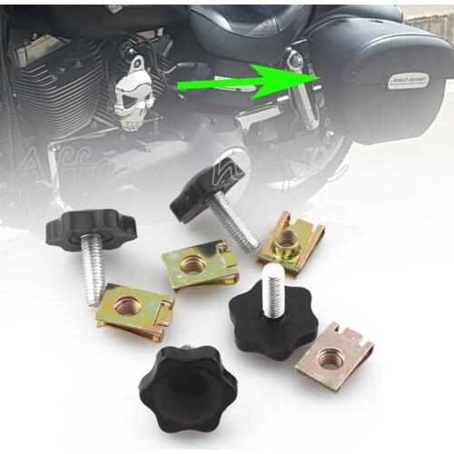 New Hard bags Saddlebags Locks Mounting Security Theft Deterrent For Harley Street Glide & Touring