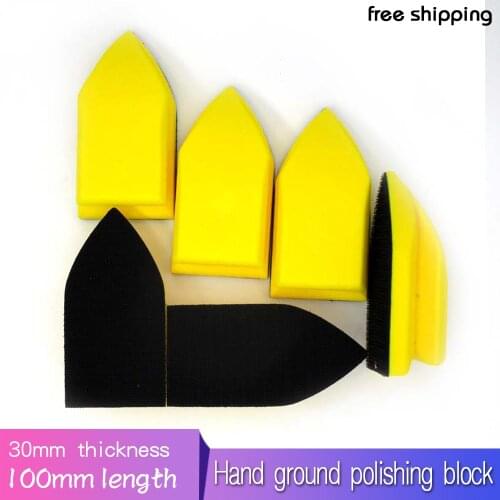 Foam Hand Sanding Block Hand Pad for Hook & Loop Sanding Disc