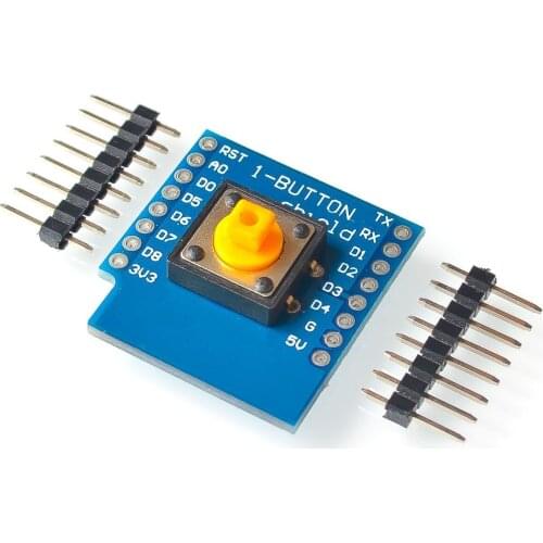 One Button Shield For WeMos D1 Mini Button For Wemos Diy Electronic PCB Board D1 Mini Button Module With Pin