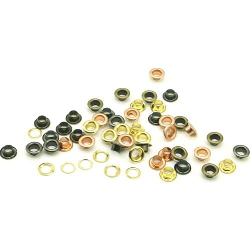 Special offer 100sets/pack(Outer diameter)9.5mm(internal )5mm Wholesale price High quality silver eyelets for bags Q-06