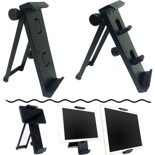 Anodized Aluminum Metal Universal Desktop Tablet Stand Clip Lazy Phone Holder for iPad Pro iPhoneX 8 plus iPad mini Tripod Stand