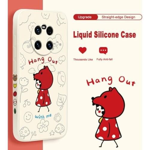 ASINA Liquid Silicone Case For Huawei Mate 40 30 20 Pro Straight Edge Cute Cover Bumper For Huawei Honor 20 30 8x 9x Couple Capa