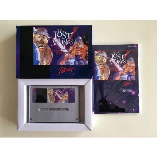 16Bit Games ** THE LOST VIKINGS 2 - NORSE BY NORSEWEST ( PAL EUR Version!! box+manual+cartridge!! )