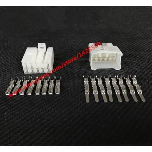 20 Sets 6240-1081 6240-5081 MT series 2.3mm(090) Automotive Wiring Connector 8 Pin Auto Plug For Sumitomo