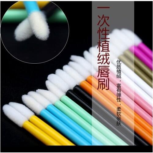 50 Pcs Disposable Lip Brush Eyelash Makeups Brushes Lash Extension Mascara Applicator Lipstick Wands Set Cosmetic Makeup Tools