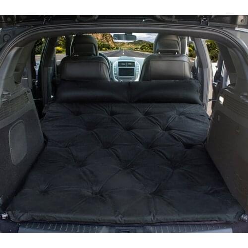 Automatic Inflatable Air Mattress Suede Mattress SUV Car Bed Adult Kids Sleeping Mattress Car Travel Multi-Function Bed