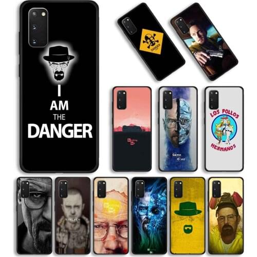 Case For Samsung Galaxy S21 S20 FE S10 S8 S9 Plus Note 20 Ultra Silicon Soft Black Cover TPU Breaking Bad