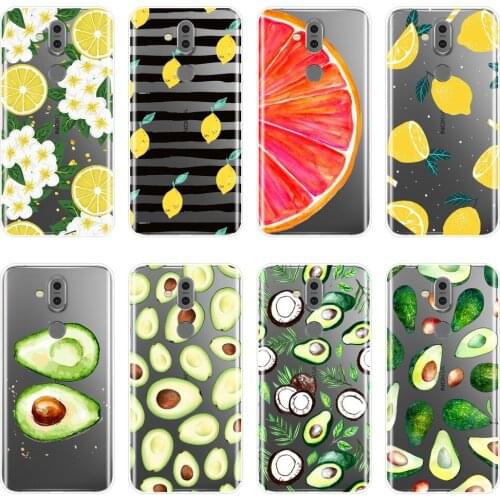 Avocado Lemon Orange Back Cover For Nokia 2.1 3.1 5.1 6.1 7.1 Soft Silicone Case For Nokia 7.1 6.1 5.1 3.1 2.1 Plus Phone Case
