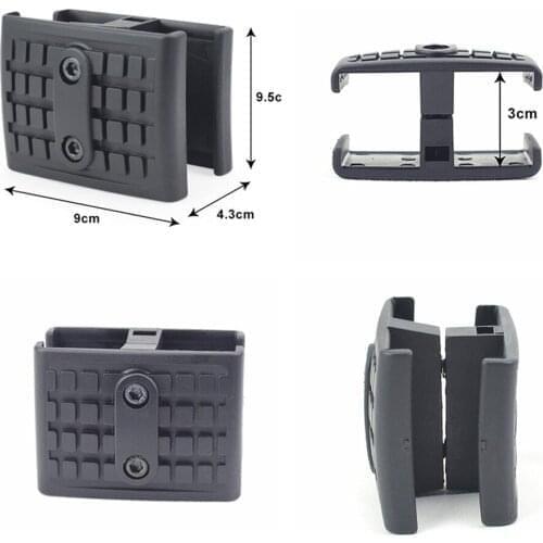 FIRECLUB Tactical MP5 Fast Mag Clip Holder Double Magazine Parallel Connector Military Airsoft Hunting Accessories
