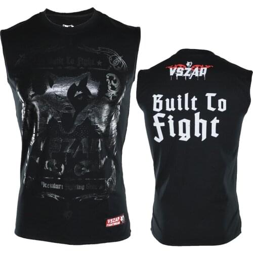 VSZAP T-shirt Men Aerobics Clothing T Shirt Mma Muay Thai MMA Suits Tee Shirt