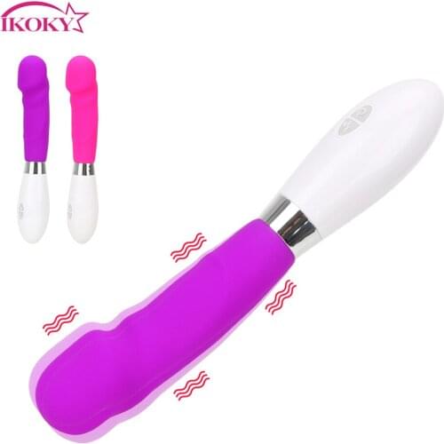 IKOKY 10 Speed Magic Wand AV Stick Vibrator Clitoris Stimulator G-spot Massager Sex Toys for Women Female Masturbation