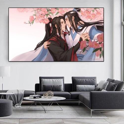 Children love 5D DIY Diamond Painting Cartoon mo dao zu shi handsome man Diamond Embroidery Room Home Decor art Mosaic gift