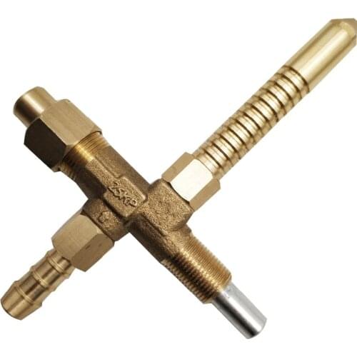 Earth Star Commercial LPG Gas Brooder Heating Element Main Control Heater Valve with 0.6mm Nozzle and 10mm Hose Barb