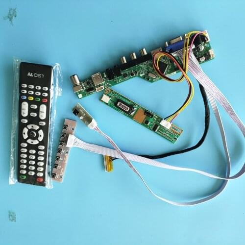 Kit For QD17TL02 Rev.06/QD17TL02 Rev.02 1440x900 Remote TV Audio Panel Display HDMI AV Controller Board LVDS USB LCD LED VGA