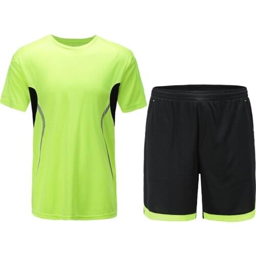 New Sportswear Quick Drying Breathable Badminton Sets Men Table Tennis sets Sports Football Uniform Customize Football Sets