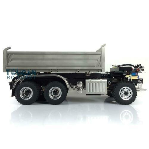 1/14 LESU RC Bz 3348 6*6 Dumper Truck Tipper Motor Car Hopper Pump Cylinder W/O Cabin TH11431-SMT5