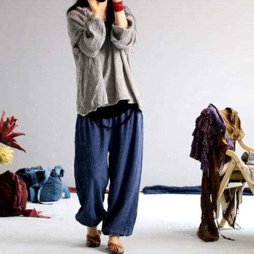 Women Loose Rough Cotton Linen Thin Sunscreen Tops Shirt Ladies Plus Size Shirts Female 2020 Summer Oversized Blouse