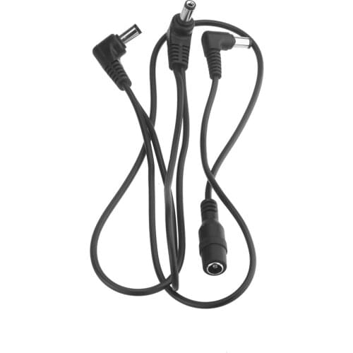 Vitoos 3 Ways Electrode Daisy Chain Harness Cable Copper Wire for Guitar Effects Power Supply Adapter Splitter