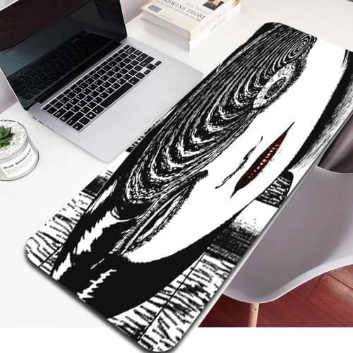 Junji Ito Laptop Gaming Mice Mousepad Free Shipping Large Mouse Pad Keyboards Mat Anime Mouse Pad Gamer keyboard 40X90 Mausepad