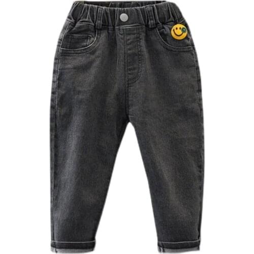 2021 Spring Kids JeansHigh Quality Boys Girls Fashion Jeans Children Jeans for Boys Casual Denim Pants Toddler Clothes 2-7T