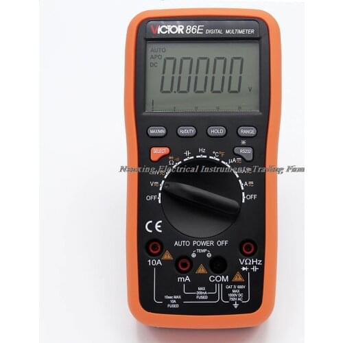 Fast arrival VICTOR multimeter VC86E 4 1/2 Digit Precision multimeter / frequency / capacitance / temperature with USB