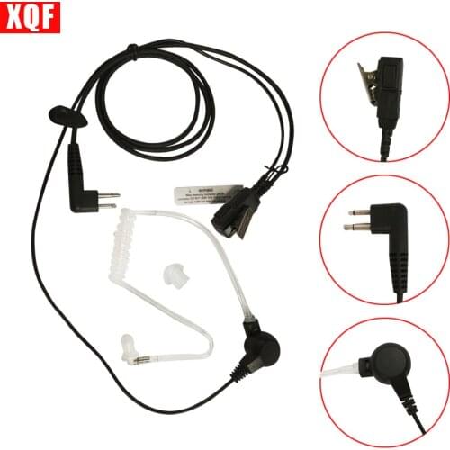 XQF 10PCS Air Tube Earpiece Headset for Motorola Walkie Talkie Radio GP3688 GP300 GP308 GP68 CP040 CP100 CP200