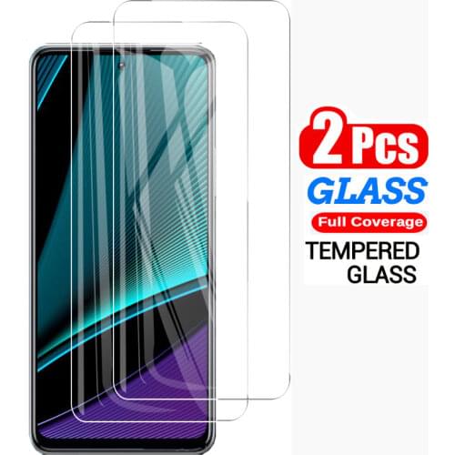 2/1 PCS Tempered glass On For Infinix Note 10 Pro Screen protector Film For Infinix Note10 Pro 10Pro X693 X695 Protective Glass
