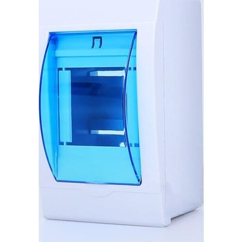 1PCS 2-3 Ways Circuit Breaker Plastic Distribution Protection Box Indoor Wall Mounted Plastic Electric Transparent Cover