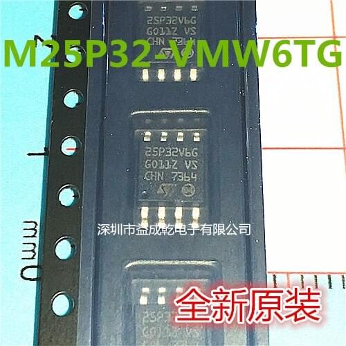 100% Original New In Stock M25P32 M25P32-VMW6TG 25P32V6G SOP8