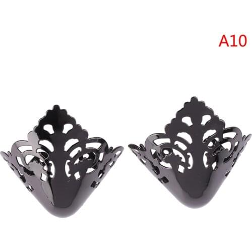 2pcs 3Colors High Heels Fashion Metal Material Shoes Clips for Decorations Shoe Broken Reapair Accessories Shoes Toe Protection