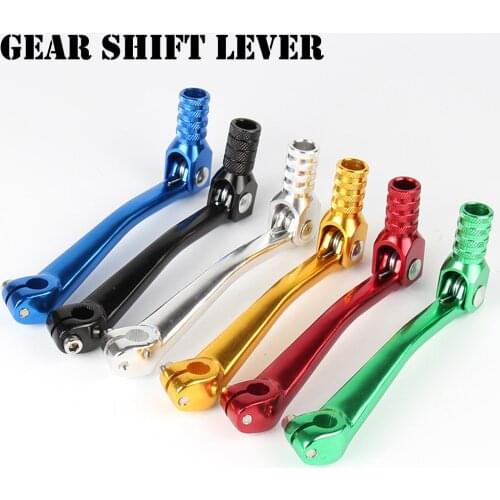 Motorcycle CNC Aluminum Folding Gear Shift Lever For Kayo Apollo Bosuer 110/125/140/150/160/250cc Dirt Bike Pit Bikes Gear Lever