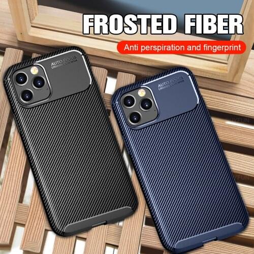 For Iphone 12 Mini Case Carbon Fiber Cover For Iphone 12 Pro Max Case Aifone Aifon 12mini 12pro Silicone Shockproof Coque Fundas
