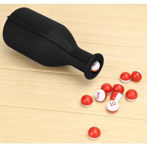 Hot Sale Billiard Game Pool Shaker Bottle With 16 Numbered Tally Balls Peas Snooker & Billiard Accessories Board Game Tool